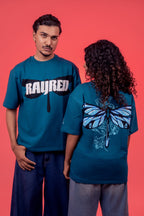 Dragon fly oversized tee