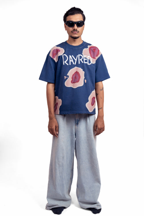 Blue trunk oversized tee
