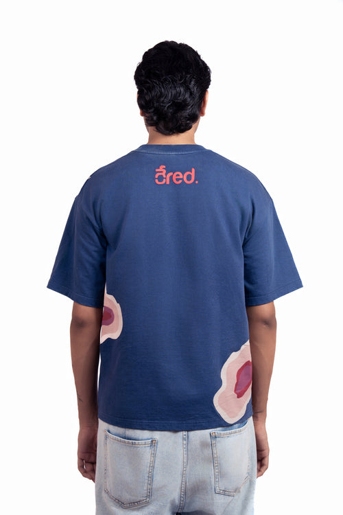 Blue trunk oversized tee