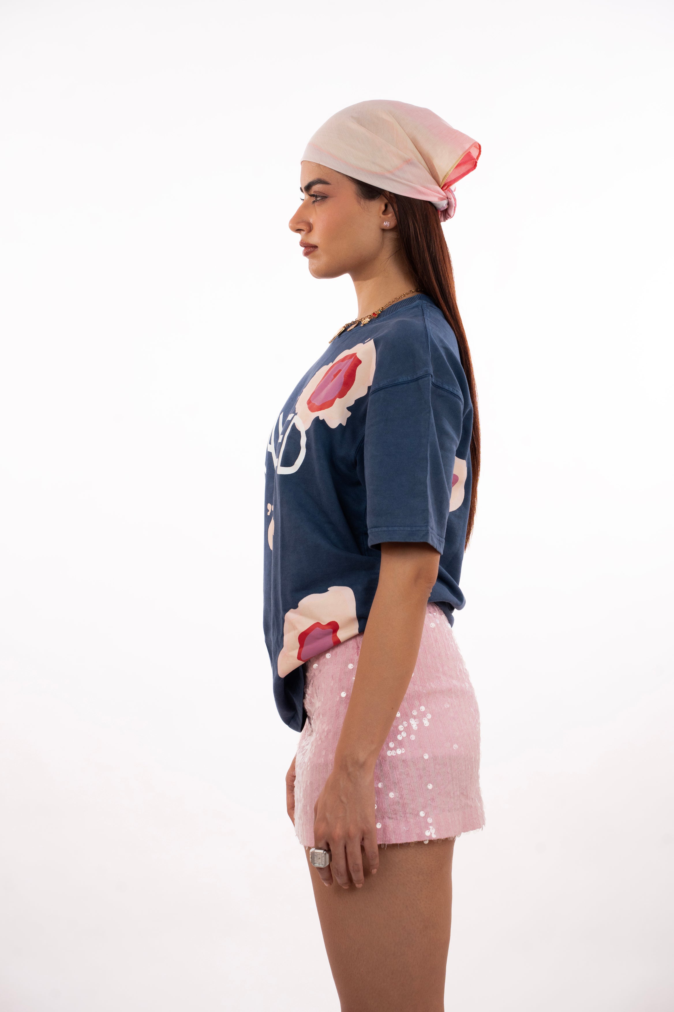 Blue Trunk Oversized Tee