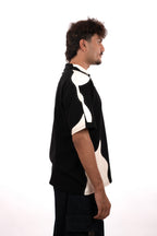 BLACK AND WHITE POLO