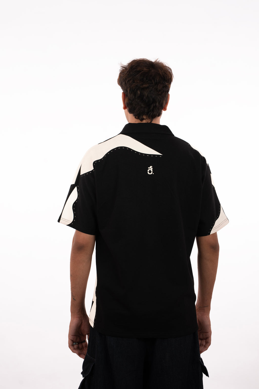 BLACK AND WHITE POLO