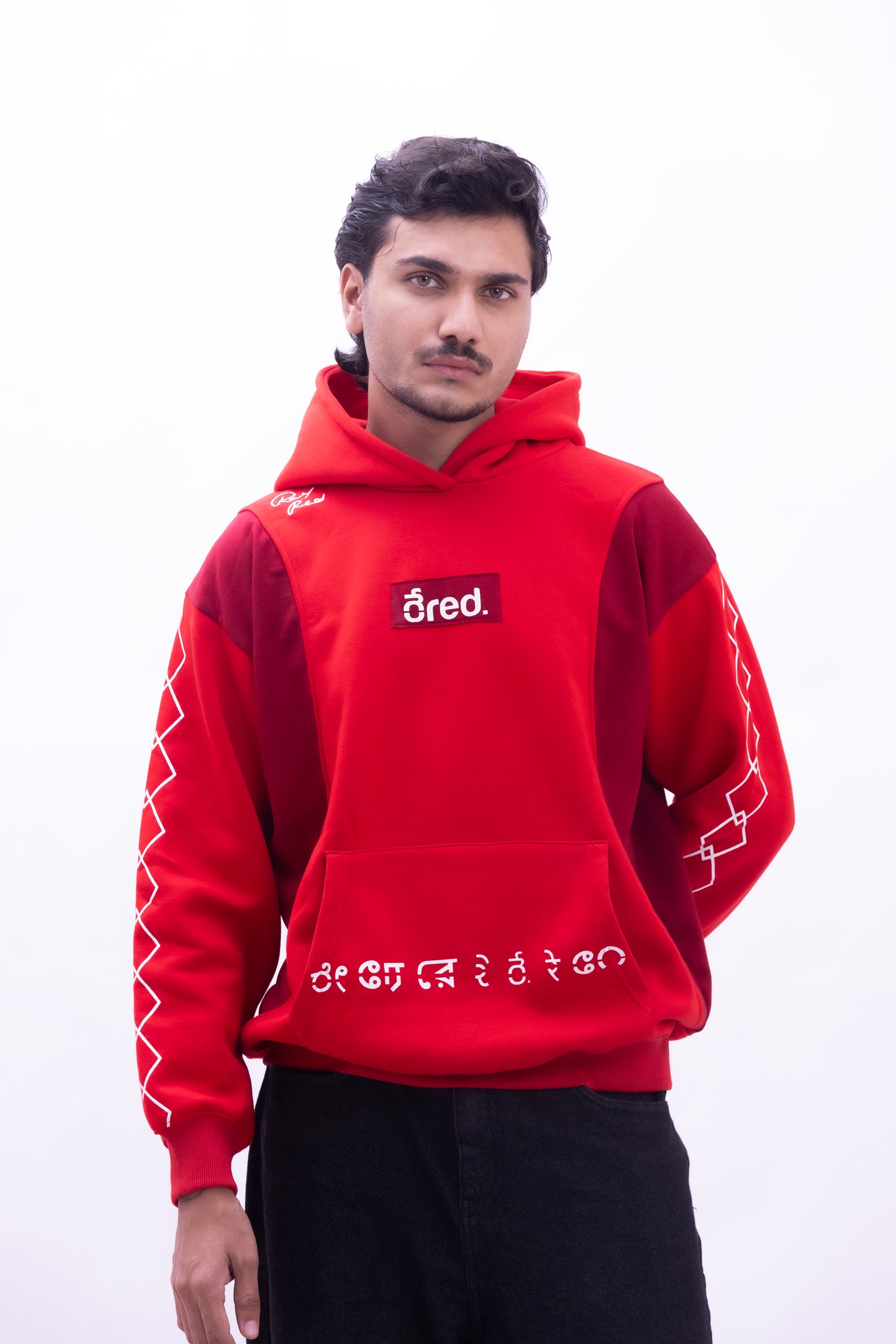 Red Bold Hoodie