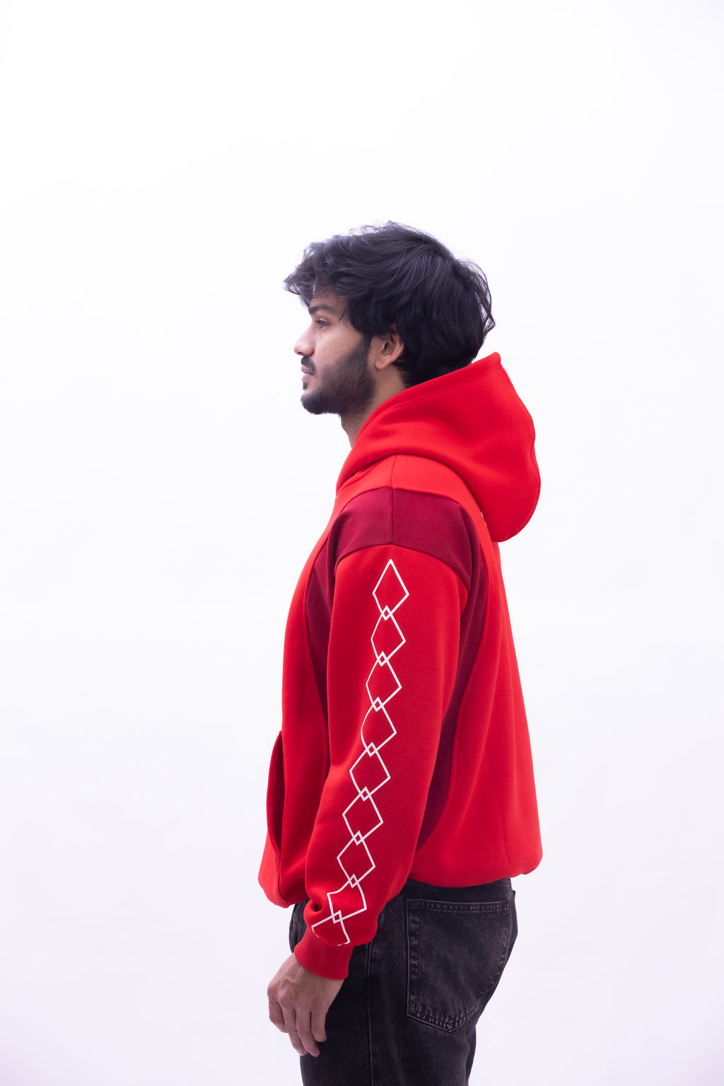 Red Bold Hoodie