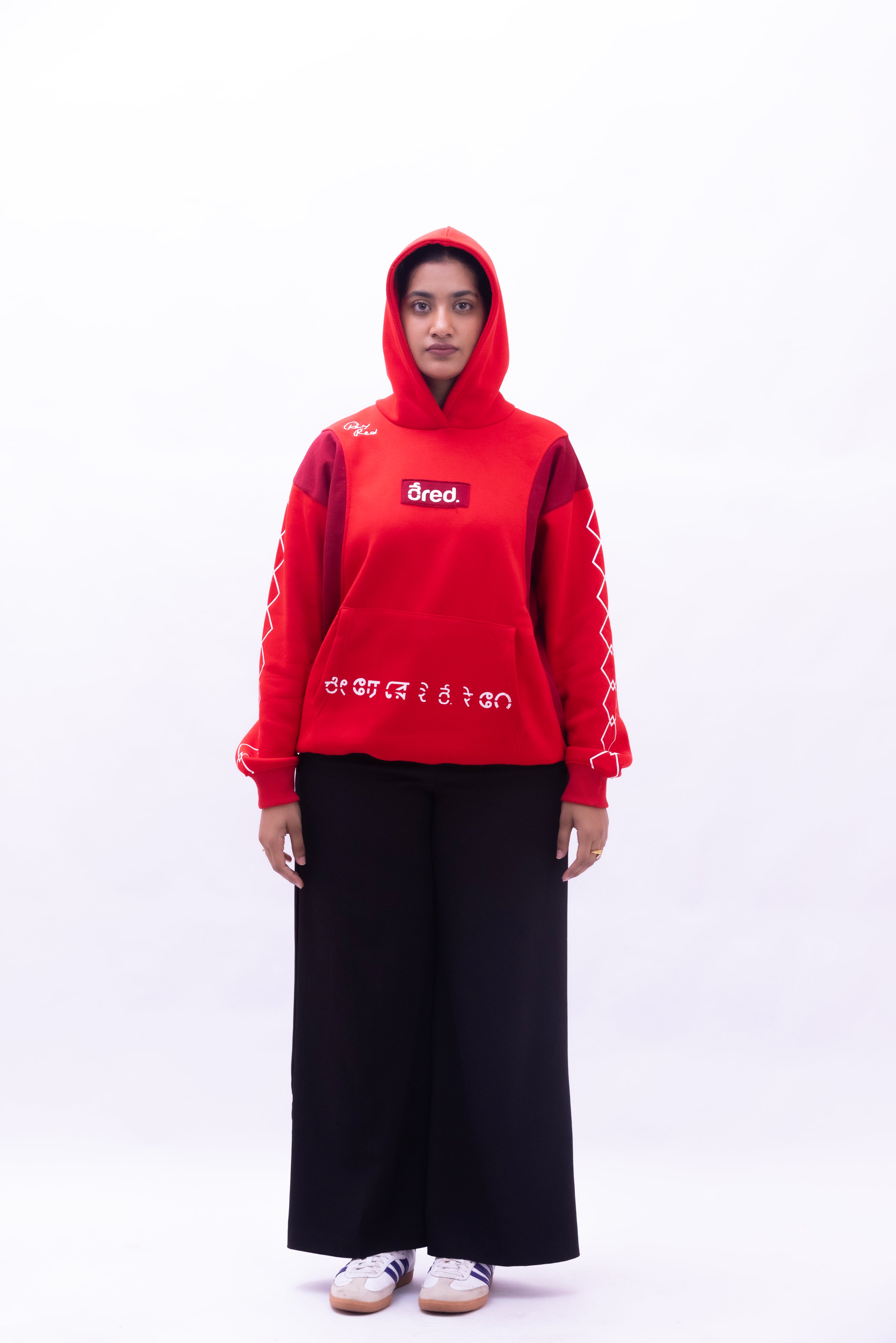 Red Bold Hoodie